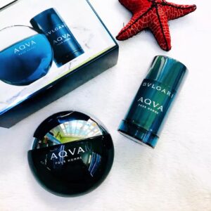 Gift Set Bvlgari Aqva Pour Homme 2pcs (EDT 100ml & Lăn Khử Mùi 75ml)